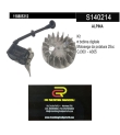 Immagine 0 di ALPINA Kit Volano e bobina digitale Motosega da potatura 25cc CJ300 - A305