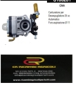Immagine 0 di CINA Carburatore per Decespugliatore 25 cc Automatico Foro aspirazione Ø 11