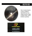 Disco da taglio in acciaio temperato circolare Ø 255-25,4 sp 2,00mm