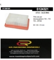 EFCO – OLEO MAC Filtro aria per:  decespugliatore 746 – 753  755 – BP446 90 × 65 × 23 mm