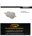 Filtro benzina passante codolo Ø 5