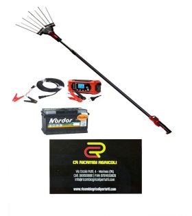 Abbacchiatore Egeo 23-50 AT + batteria e caricabatterie Bluebird