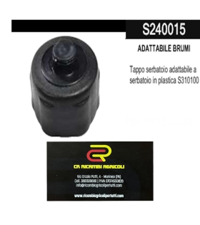 ADATTABILE BRUMI Tappo adattabile a S310100 serbatoio in plastica