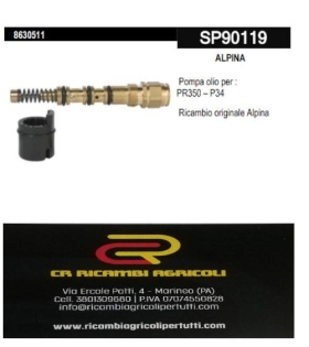 ALPINA Pompa olio per : PR350 – P34  Ricambio originale Alpina