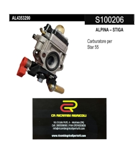 ALPINA – STIGA    Carburatore per Star 55