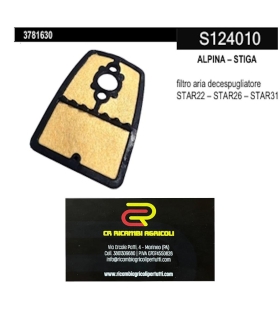 ALPINA – STIGA filtro aria decespugliatore STAR22 – STAR26 – STAR31