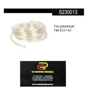 ALPINA Tubo carburante per  1 mt Ø 2,4 × 4,8