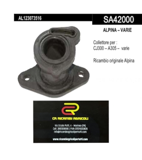 ALPINA – VARIE  Collettore per : CJ300 – A305 – varie Ricambio originale Alpina