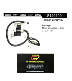 BRIGGS & STRATTON Bobina per Motori orizzontali e verticali  3 – 3.5 – 4HP
