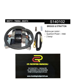 BRIGGS & STRATTON Bobina per motori : – Quantum Power – Intek – 2 tempi