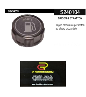 BRIGGS & STRATTON Tappo carburante ad albero orizzontale