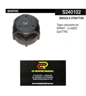BRIGGS & STRATTON Tappo carburante per SPRINT – CLASSIC QUATTRO