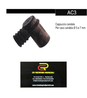 Cappuccio candela Per cavo candela Ø 5 e 7 mm