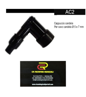Cappuccio candela Per cavo candela Ø 5 e 7 mm
