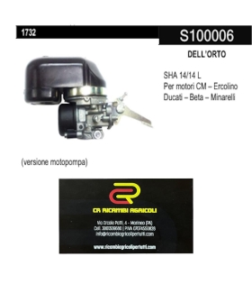 DELL’ORTO SHA 14/14 L Per motori CM – Ercolino Ducati – Beta – Minarelli