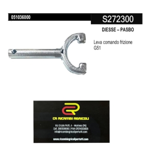 DIESSE – PASBO Leva comando frizione per pasbo G51