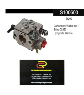 ECHO Carburatore Walbro per : Echo CS350 (originale Walbro)
