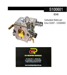 ECHO   Carburatore Walbro per :  Echo CS350T – CS350WES
