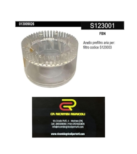 FBN  Anello prefiltro aria per:  filtro codice S120003