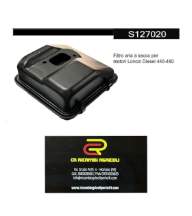 Filtro aria a secco per  motori Loncin Diesel 440-460