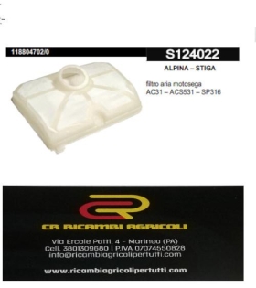 ALPINA – STIGA filtro aria motosega AC31 – ACS531 – SP316