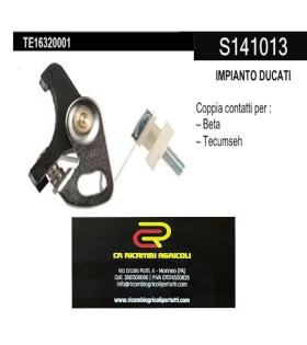 IMPIANTO DUCATI Coppia contatti per : – Beta – Tecumseh