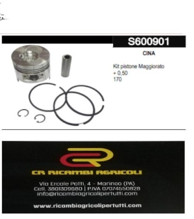 CINA Kit pistone Maggiorato + 0,50 170