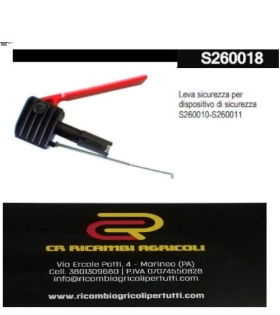 Leva sicurezza per  dispositivo di sicurezza  S260010-S260011