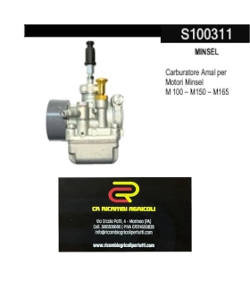 MINSEL Carburatore Amal per Minsel M 100 – M150 – M165