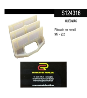 OLEOMAC Filtro aria per modelli 947 – 952