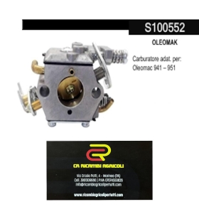OLEOMAK Carburatore adat. per: Oleomac 941 – 951