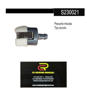 Pescante miscela  Tipo piccolo