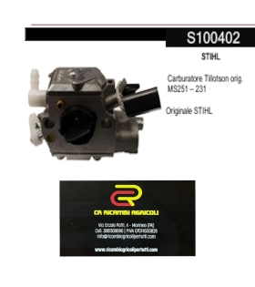 STIHL Carburatore Tillotson orig. MS251 – 231  Originale STIHL