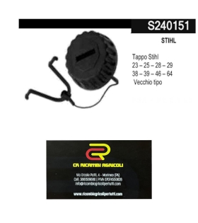STIHL Tappo  23 – 25 – 28 – 29 38 – 39 – 46 – 64  Vecchio tipo