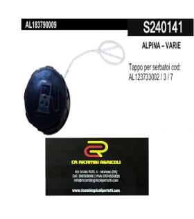 Tappo cod: 123733002 / 3 / 7 ALPINA