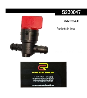 UNIVERSALE Rubinetto in linea