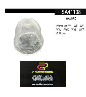 WALBRO Primer per WA – WT – WY WYJ – WYK – WYL – WYP Ø 16 mm Walbro