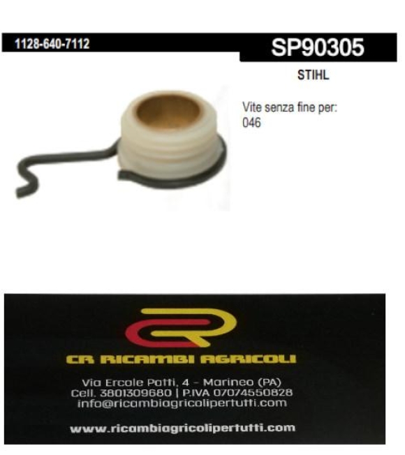 Immagine 0 di STIHL Vite senza fine per: 017 – 018 – 021 – 023 – 025 – 180 – 210 – 230 – MS170/250-MS271_MS291