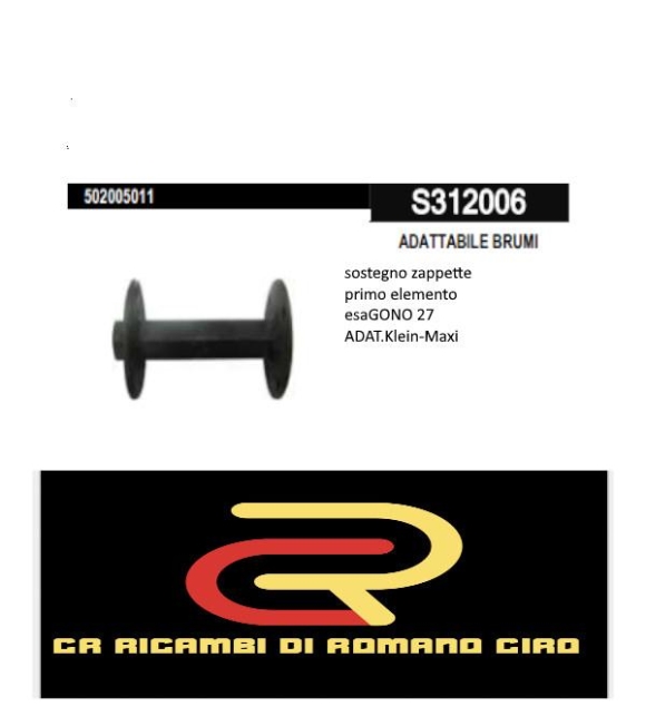 Immagine 0 di ADATTABILE BRUMI Sostegno zappette primo elemento – esag. 27 Adat. Klein – Maxi