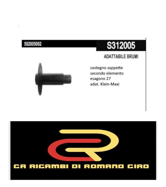 Immagine 0 di ADATTABILE BRUMI Sostegno zappette secondo elemento – esag. 27 Adat. Klein – Maxi