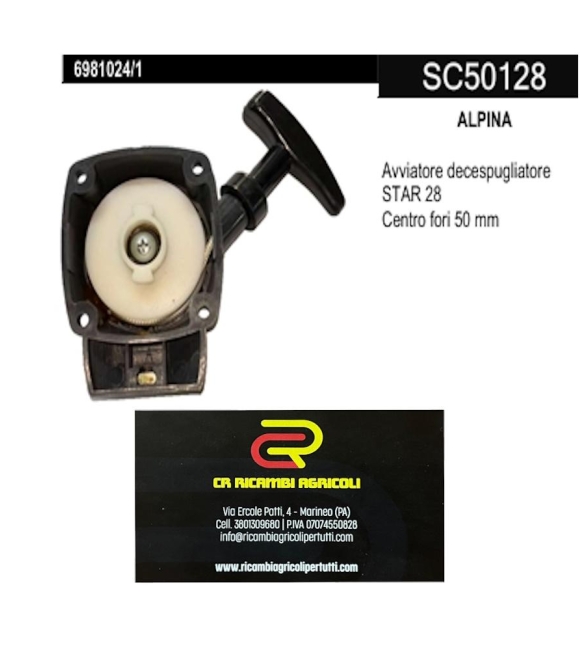 Immagine 0 di ALPINA Avviatore decespugliatore STAR 28  Centro fori 50 mm
