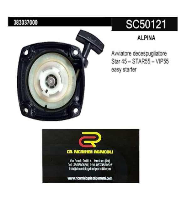 Immagine 0 di ALPINA Avviatore decespugliatore Star 45 – STAR55 – VIP55  easy starter