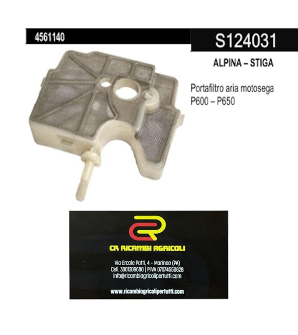 Immagine 0 di ALPINA – STIGA Portafiltro aria motosega P600 – P650