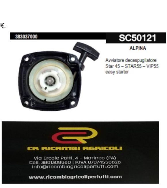 Immagine 0 di ALPINA Avviatore decespugliatore Star 45 – STAR55 – VIP55 easy starter