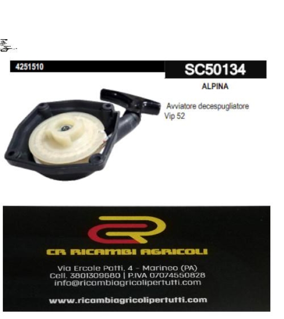 Immagine 0 di ALPINA Avviatore decespugliatore Vip 52
