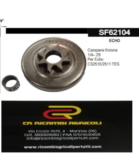 Immagine 0 di ECHO Campana 1/4– Z8 Per Echo  CS2510/2511 TES