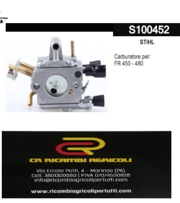 Immagine 0 di STIHL Carburatore per: FR 450 - 480