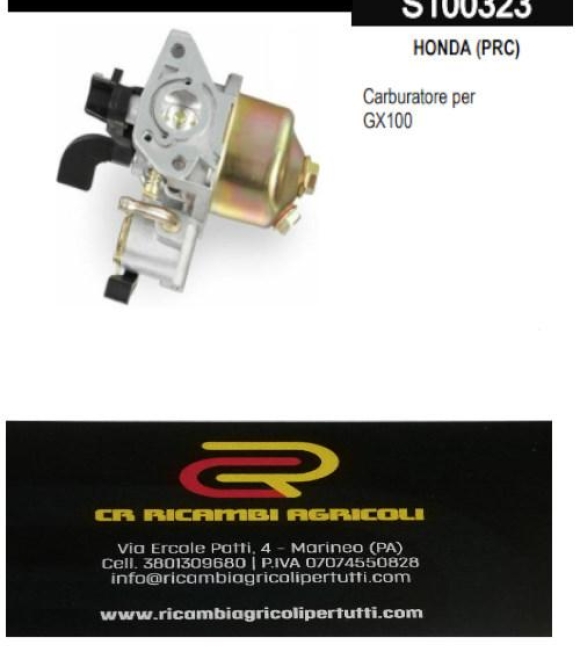 Immagine 0 di HONDA (PRC) Carburatore per GX100
