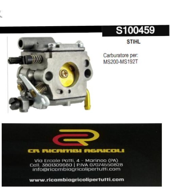 Immagine 0 di STIHL Carburatore per: MS 200-MS192T