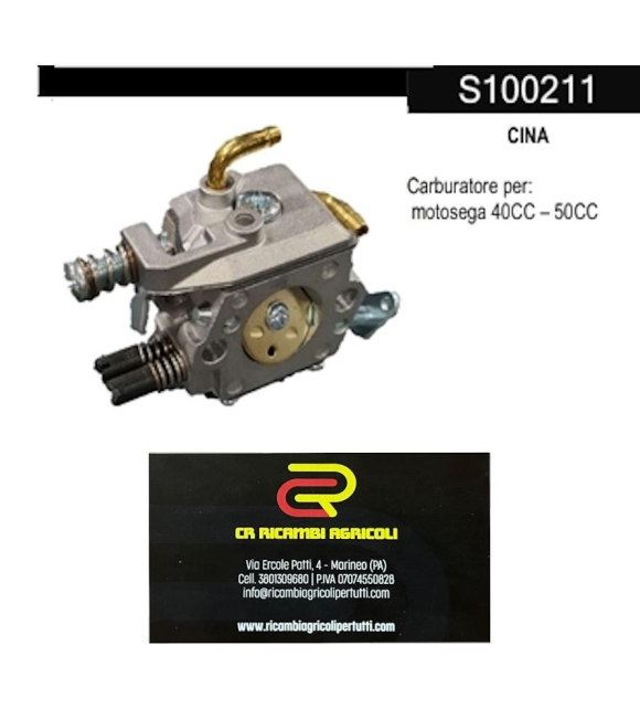 Immagine 0 di CINA Carburatore per : motosega 40CC – 50CC